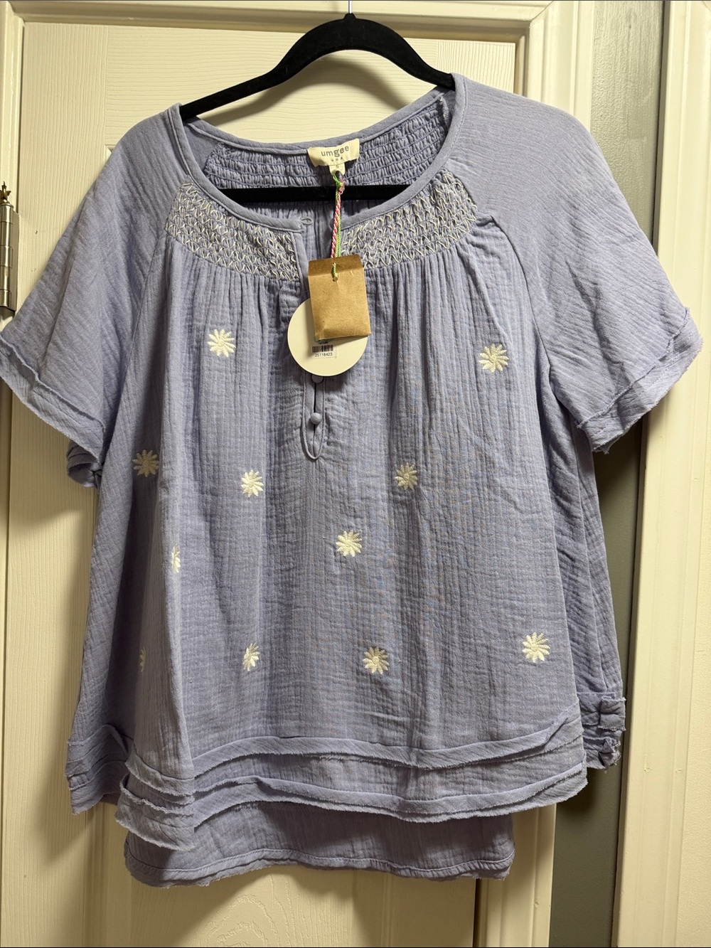 Umgee size small new with tags cotton top